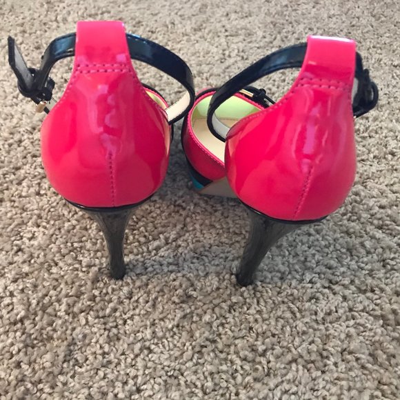 Isolá Black Neon Heels - Picture 6 of 7